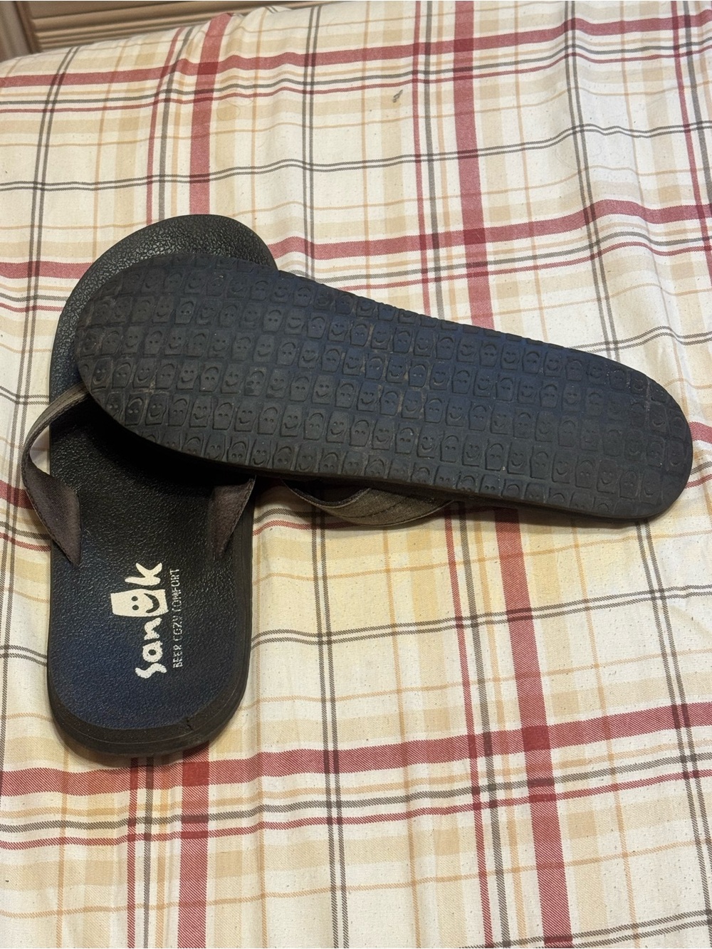 Sanuk Beer Cozy Comfort Flip Flop Sandals - Men’s Size 13 - Picture 4 of 6